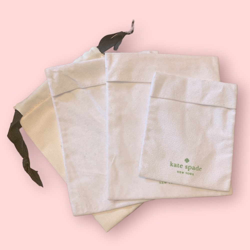 Kate spade jewelry dust bags